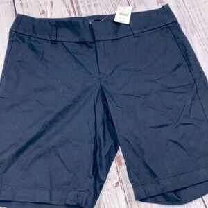 JCREW navy blue chino shorts size 6 new with tags